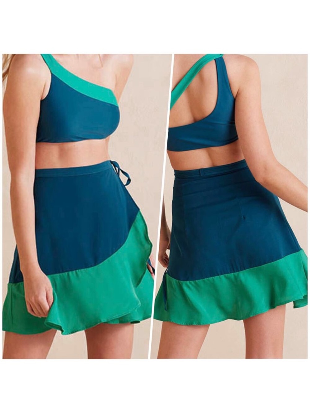 Summersalt “Breakfast to Brunch” wrap skirt - Picture 2 of 6